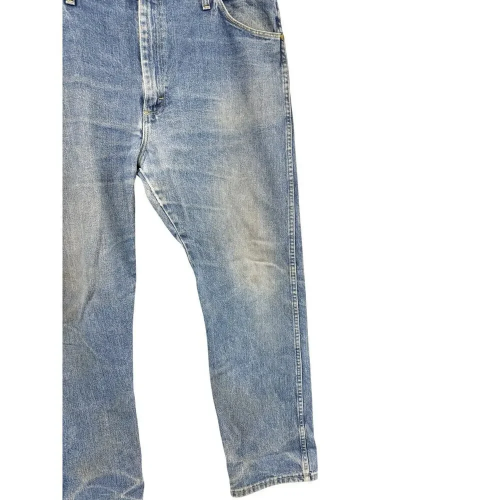 Wrangler George Straight Cowboy Cut Jeans Stained Well Worn 38X32